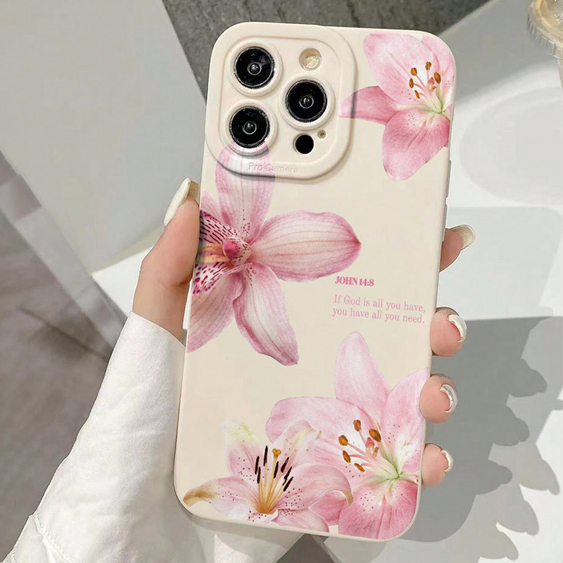 Blue Floral Painted Silicone I - Phone Cases Xr Iphone 评论和价格