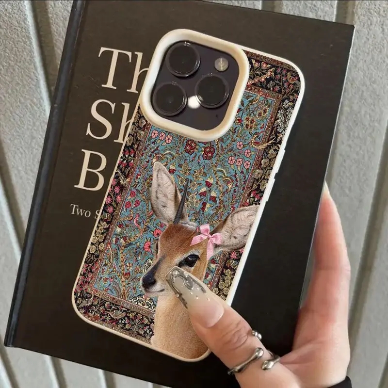 Vintage Deer Lichee Silicone P - Phone Cases Xiaomi 15 评论和价格
