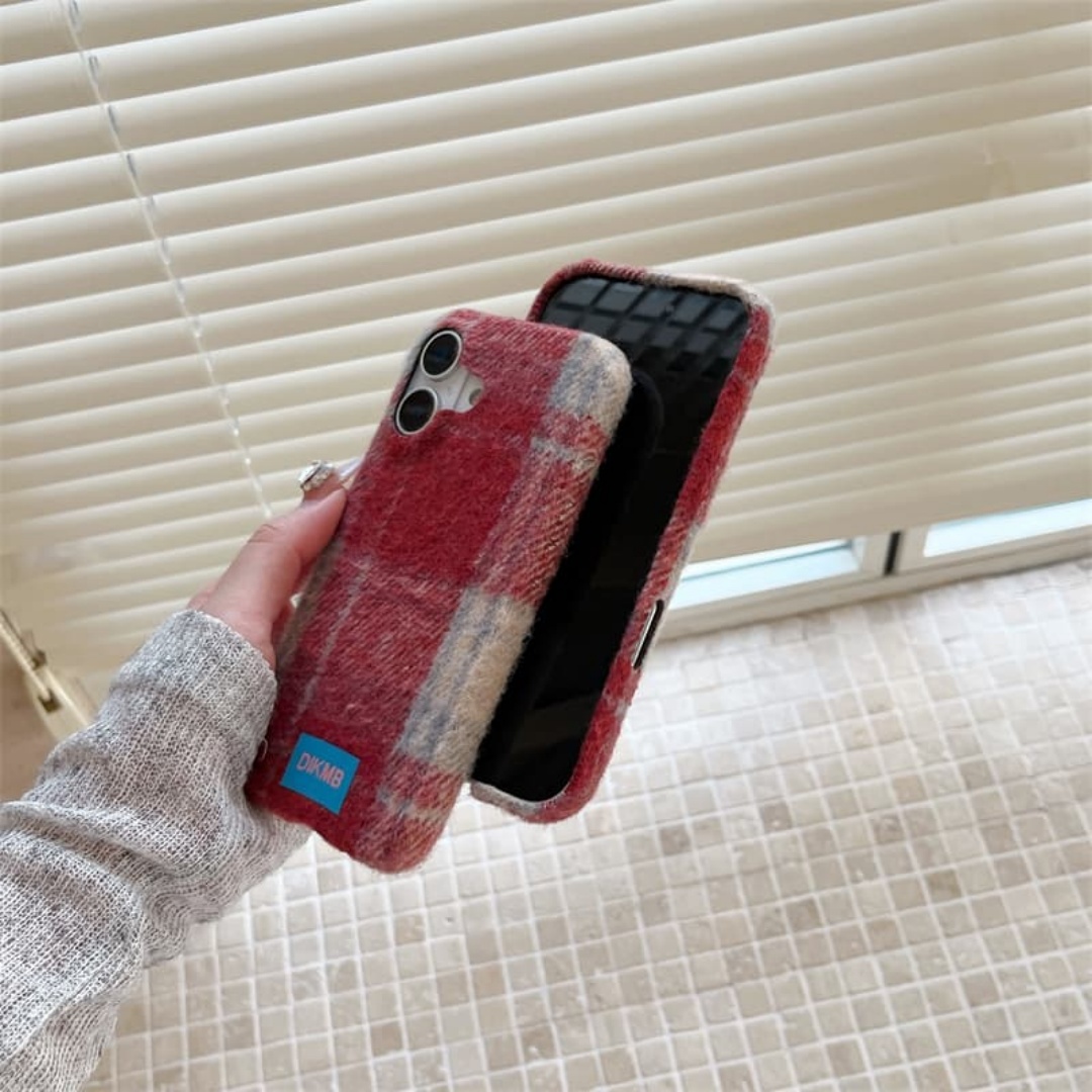 Retro Plaid Soft Fuzzy Warm Ph - Phone Cases Iphone 13 评论和价格