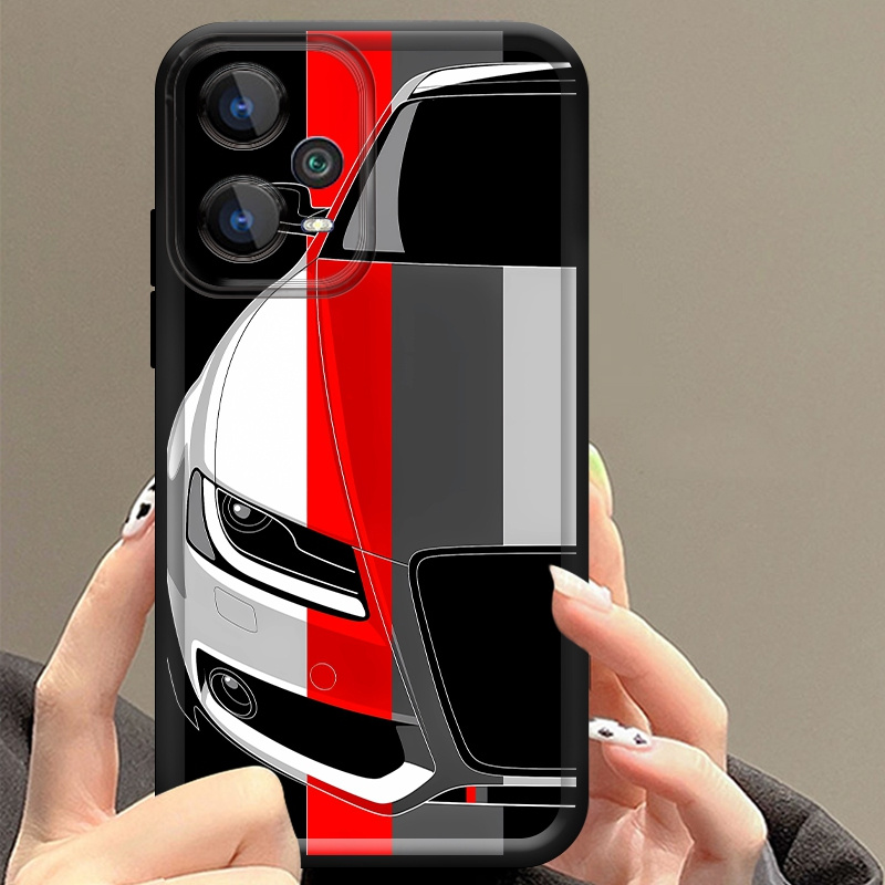 Red and White Car Pattern Soft - Phone Cases Xiaomi 15 评论和价格