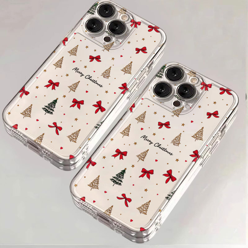 Red Bow Christmas Clear Shockp - Phone Cases Xr Iphone 评论和价格