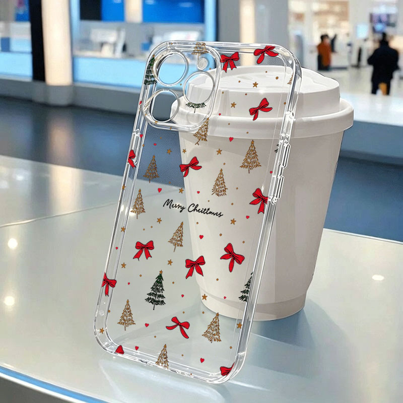 Red Bow Christmas Clear Shockp - Phone Cases Xr Iphone 评论和价格