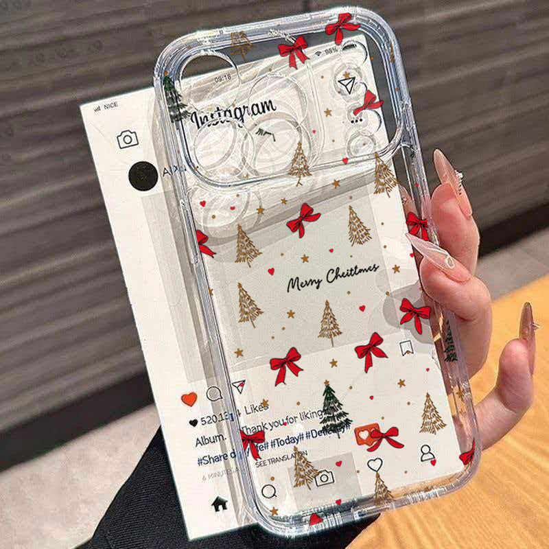 Red Bow Christmas Clear Shockp - Phone Cases Xr Iphone 评论和价格