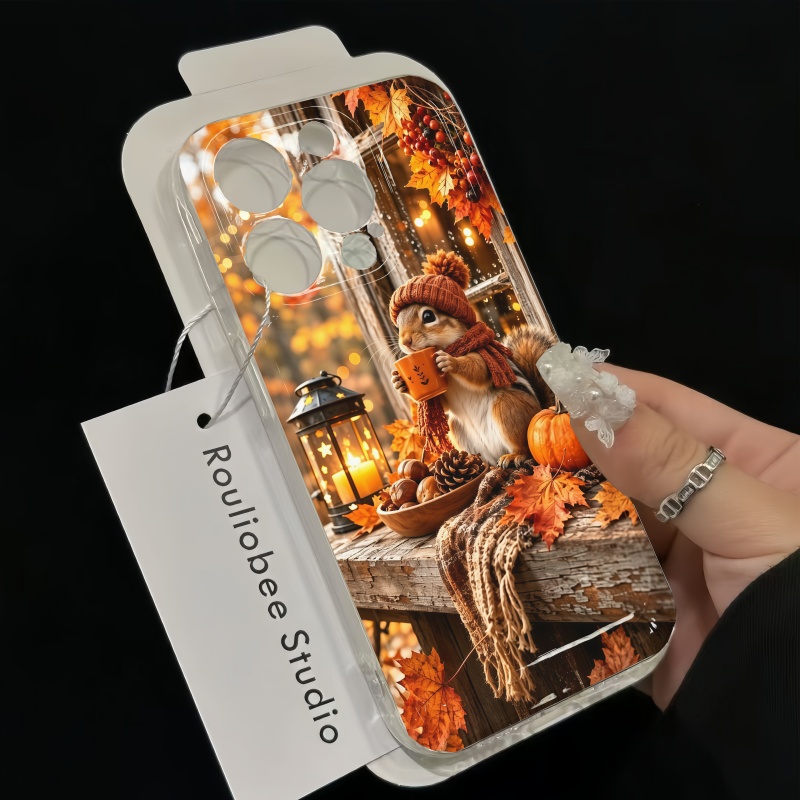 Cartoon Animal Squirrel Silico - Phone Cases Iphone 13 评论和价格