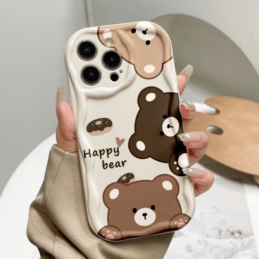 Cute Bear Cool Tiger Pattern P - Phone Cases Xr Iphone 评论和价格