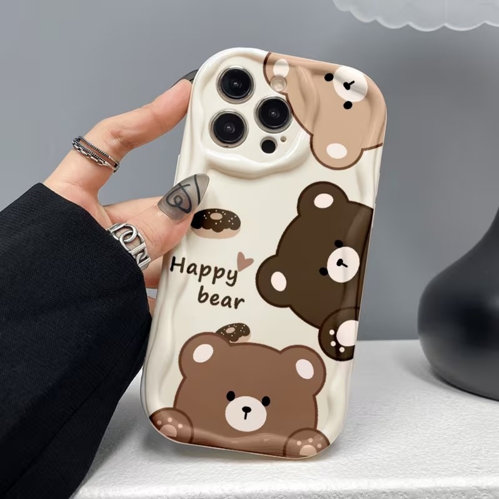 Cute Bear Cool Tiger Pattern P - Phone Cases Xr Iphone 评论和价格
