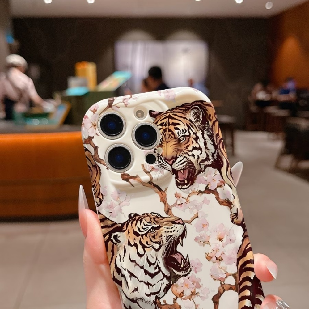 Cute Bear Cool Tiger Pattern P - Phone Cases Xr Iphone 评论和价格
