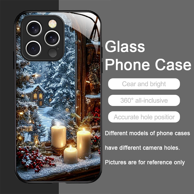 Christmas Tree Gift Snowy Town - Phone Cases Iphone 13 评论和价格