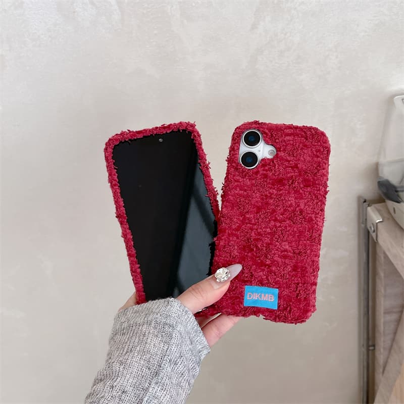 Angora Red Fuzzy Phone Case fo - Phone Cases For Iphone 16 评论和价格